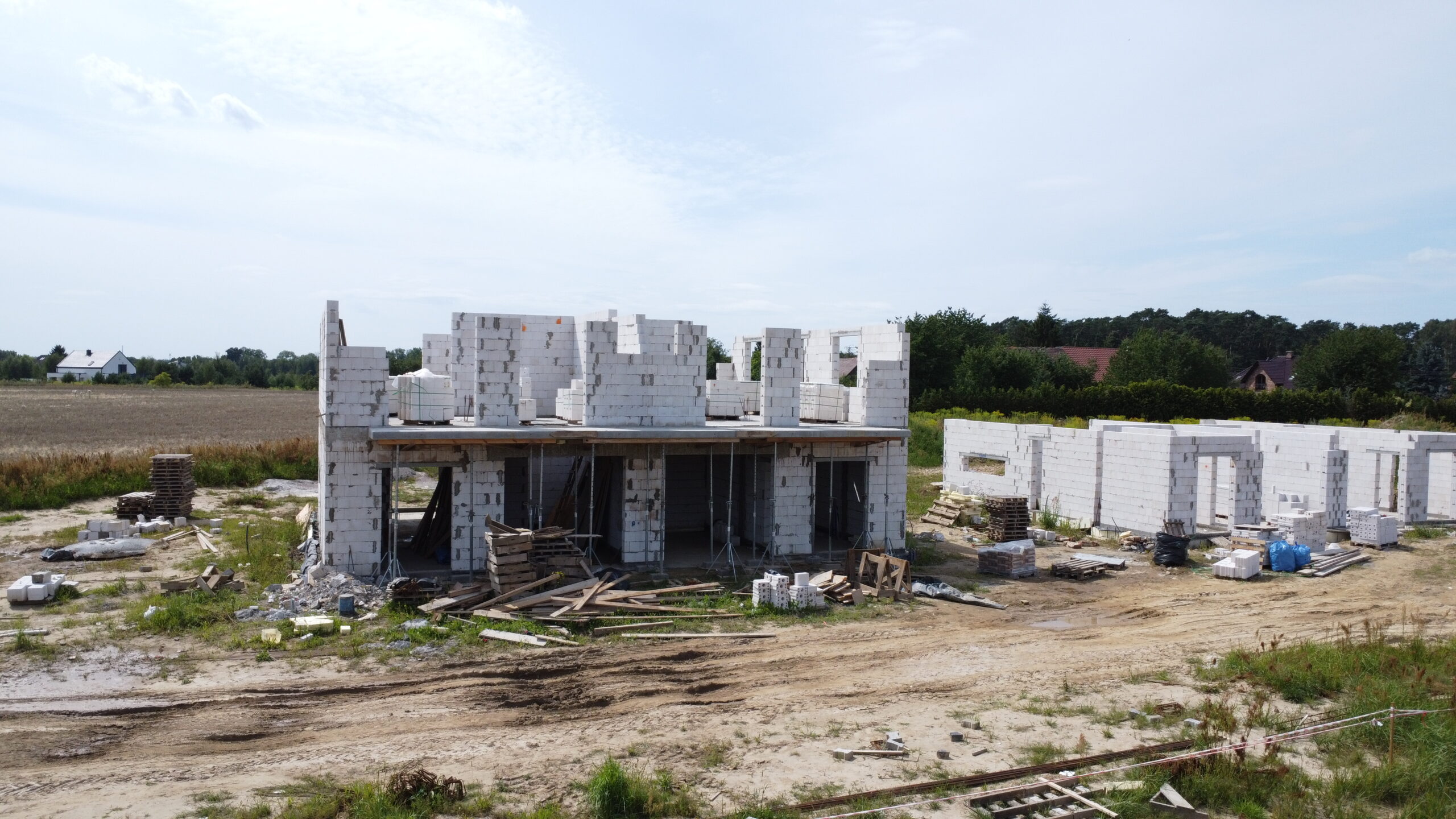 Construction progress update as of August 8, 2025
