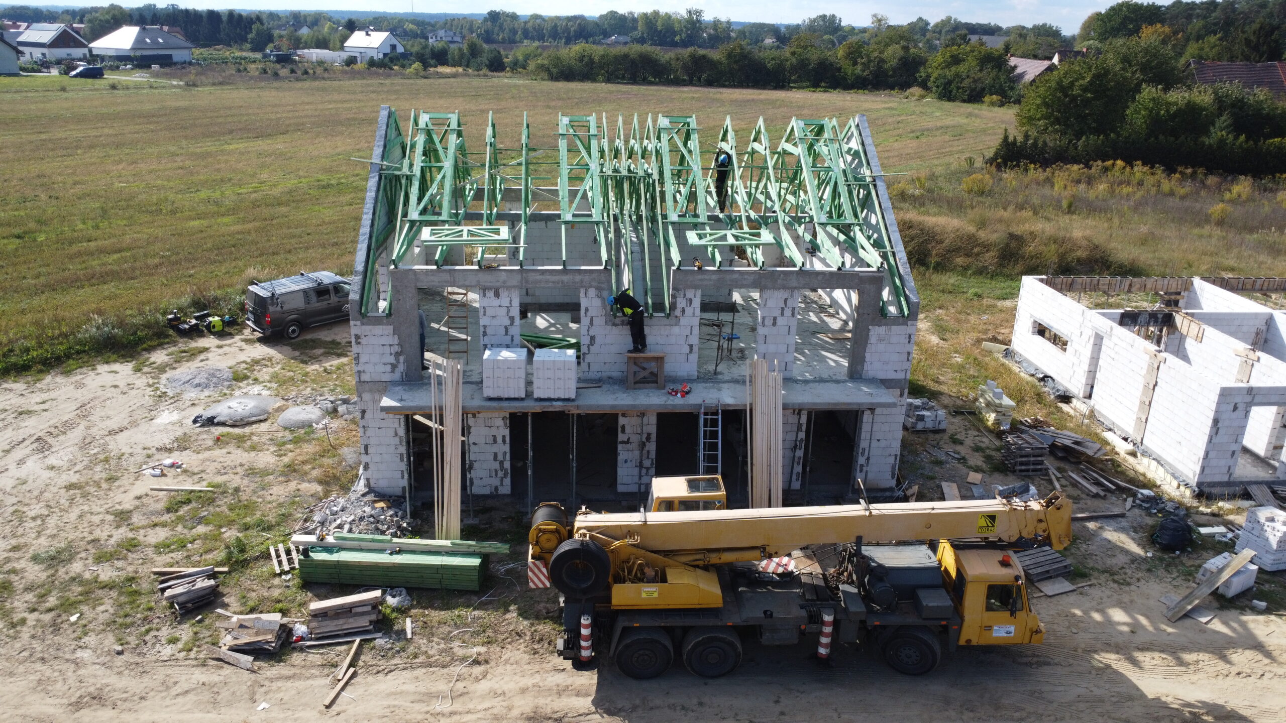 Construction progress update as of October 1, 2025